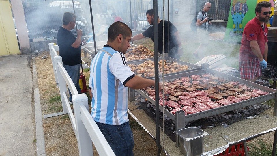 Het eten in San Felice sul Panaro loopt een beetje uit (al zo'n 50 minuten) (foto 2 van 6)