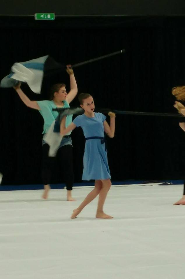 Vanavond was in Leeuwarden de laatste CGN winterguard contest voor Championships (foto 2 van 3)