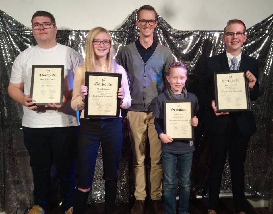 Seizoen 2017 werd afgesloten met het uitreiken van de jaarlijkse awards De… (foto 2 van 4)
