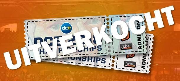 Jubal oranje vak bij DCE Championships uitverkocht !