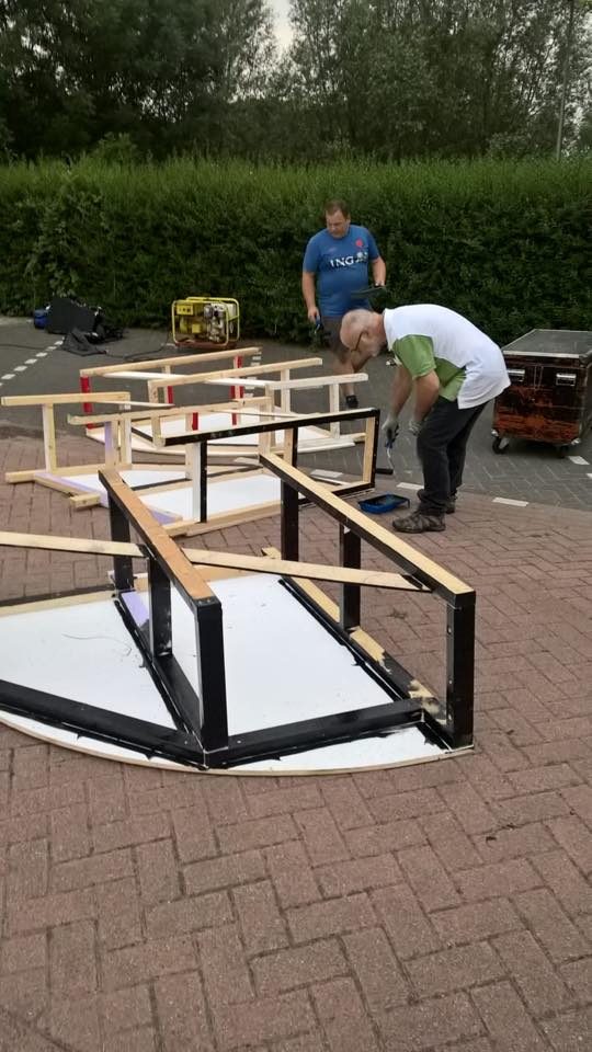De laatste voorbereidingen worden getroffen voor de contest in Middelburg morgen (foto 1 van 4)