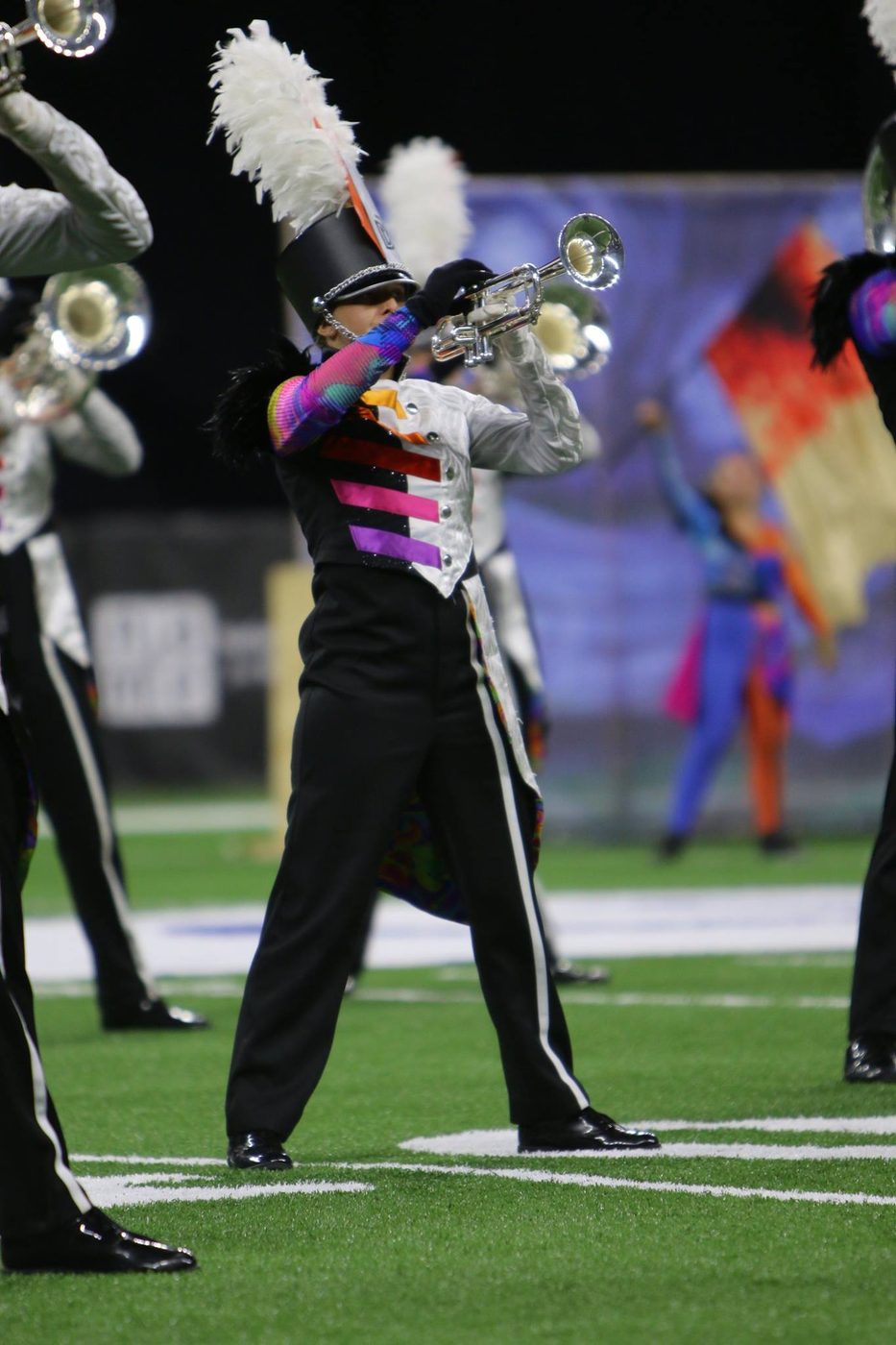 Gisterochtend stonden we met de prelims in het Lucas Oil Stadium (foto 1 van 7)