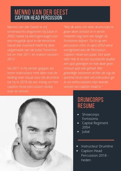 Na jaren in de drumline op tenor te hebben gespeeld en vervolgens ook nog vele…