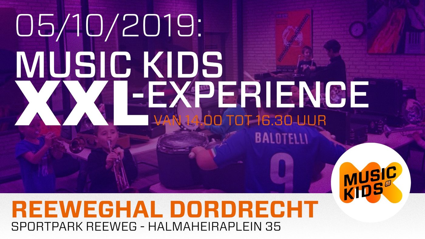 Music Kids XXL Experience wordt voor het eerst op zaterdag 5 oktober 2019…