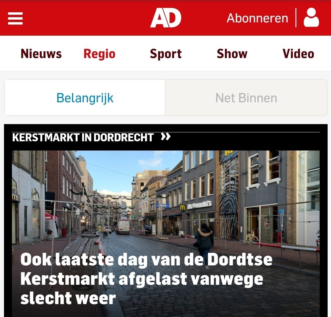 Je zult vast en zeker al vernomen hebben dat ook de derde dag van de Kerstmarkt…