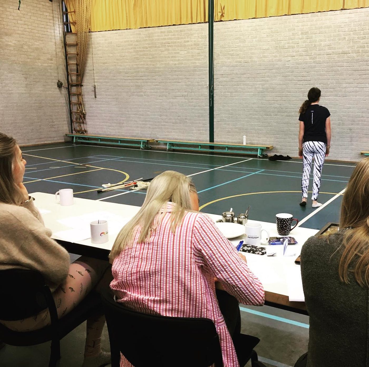 Alle kids hebben vanochtend weer tegen elkaar gestreden in het Onderling… (foto 2 van 3)