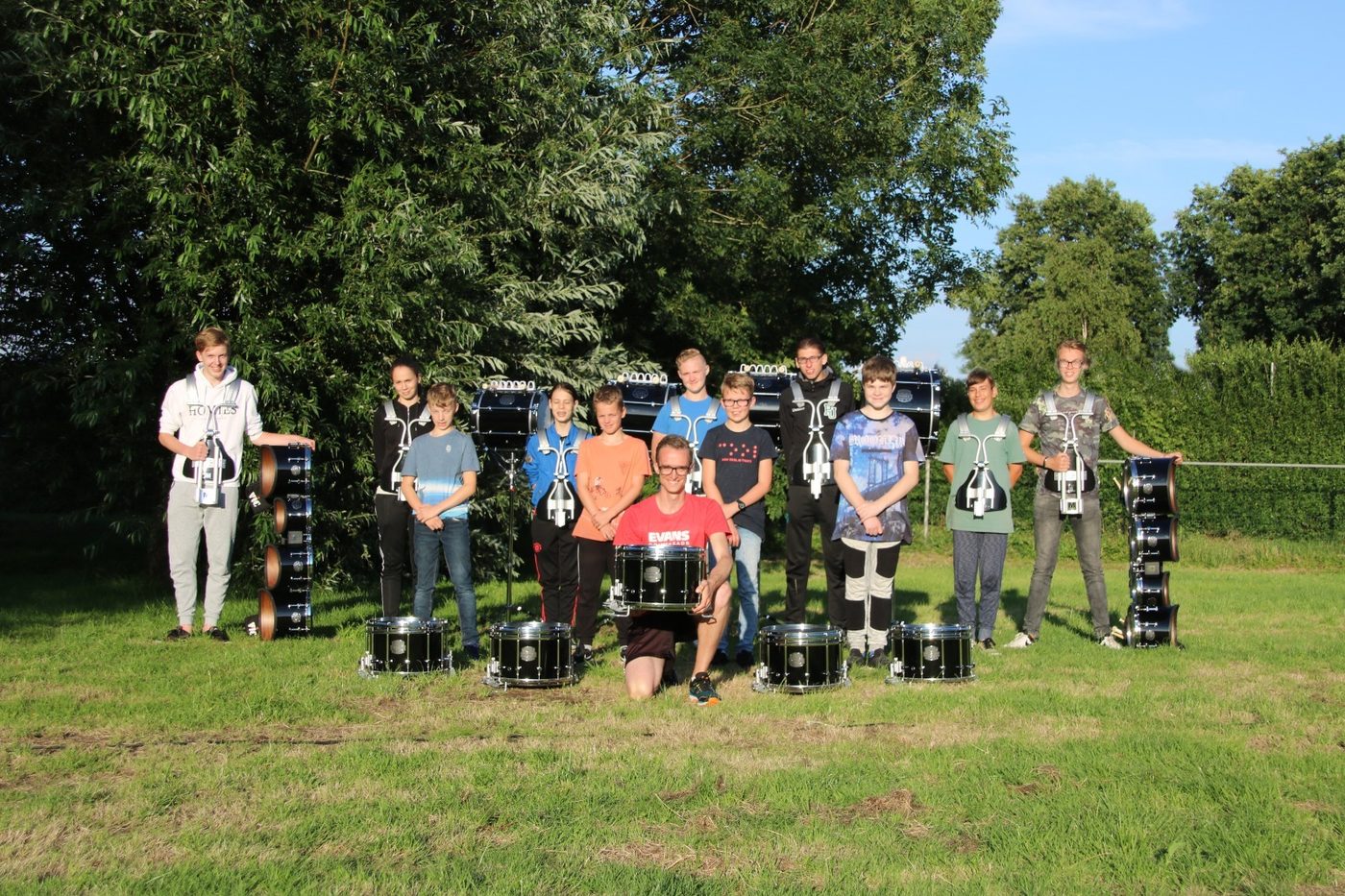 Nieuwe Mapex field percussion voor Jubal en Jong Jubal! (foto 4 van 6)