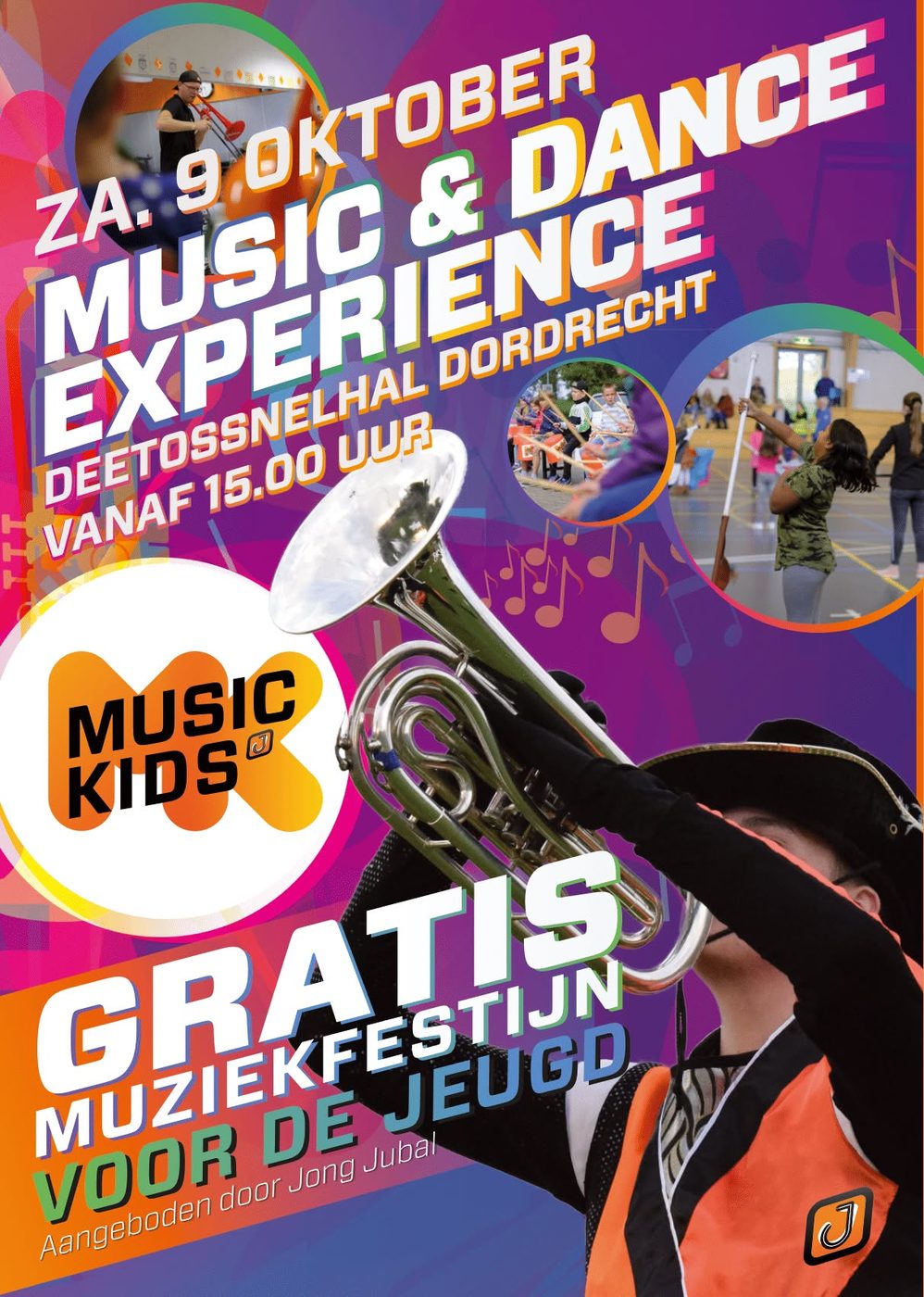 Op zaterdag 9 oktober vindt de Music & Dance Experience plaats…