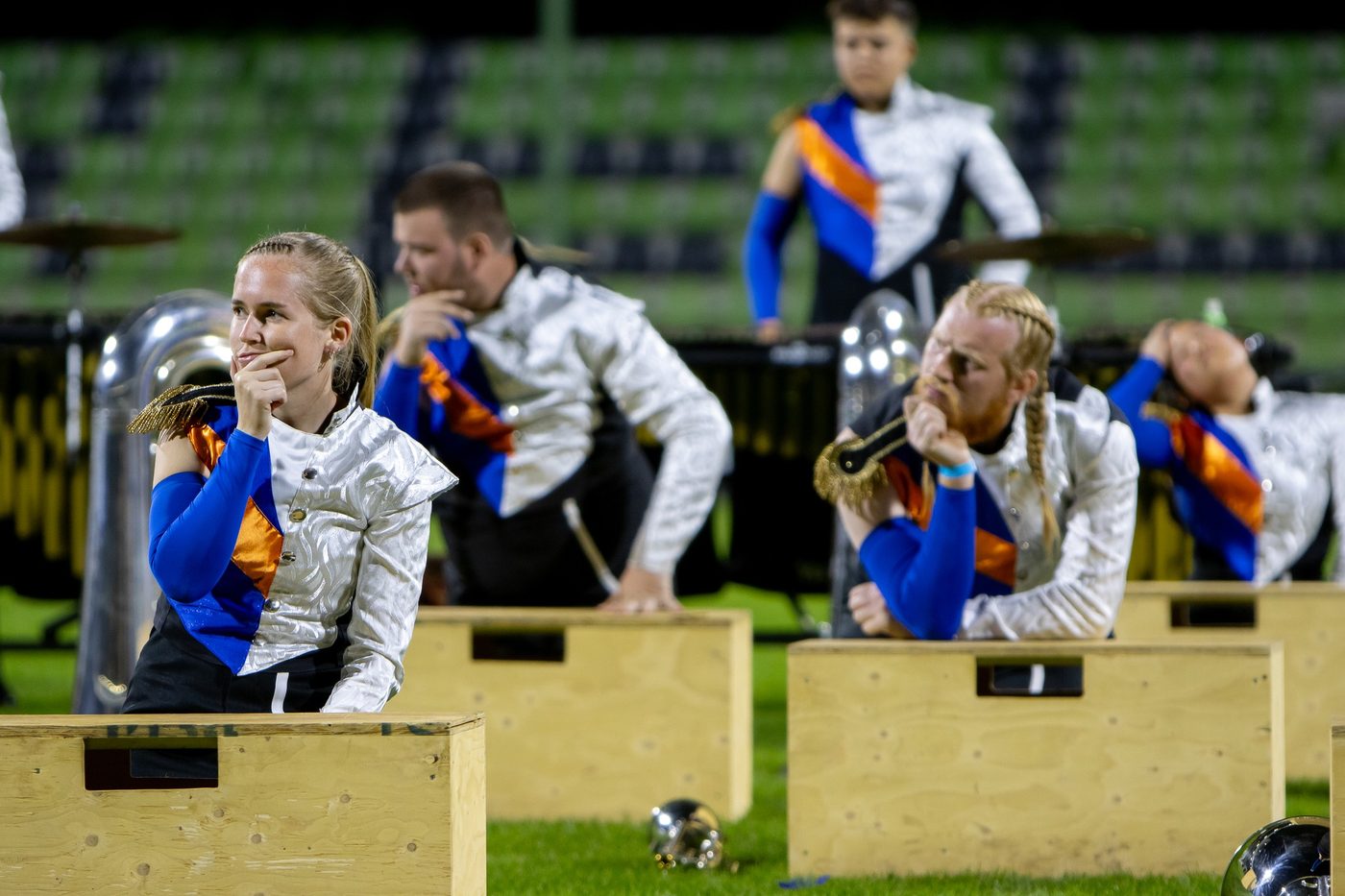 Twee optredens onder ideale omstandigheden tijdens de European Drum Corps… (foto 7 van 8)