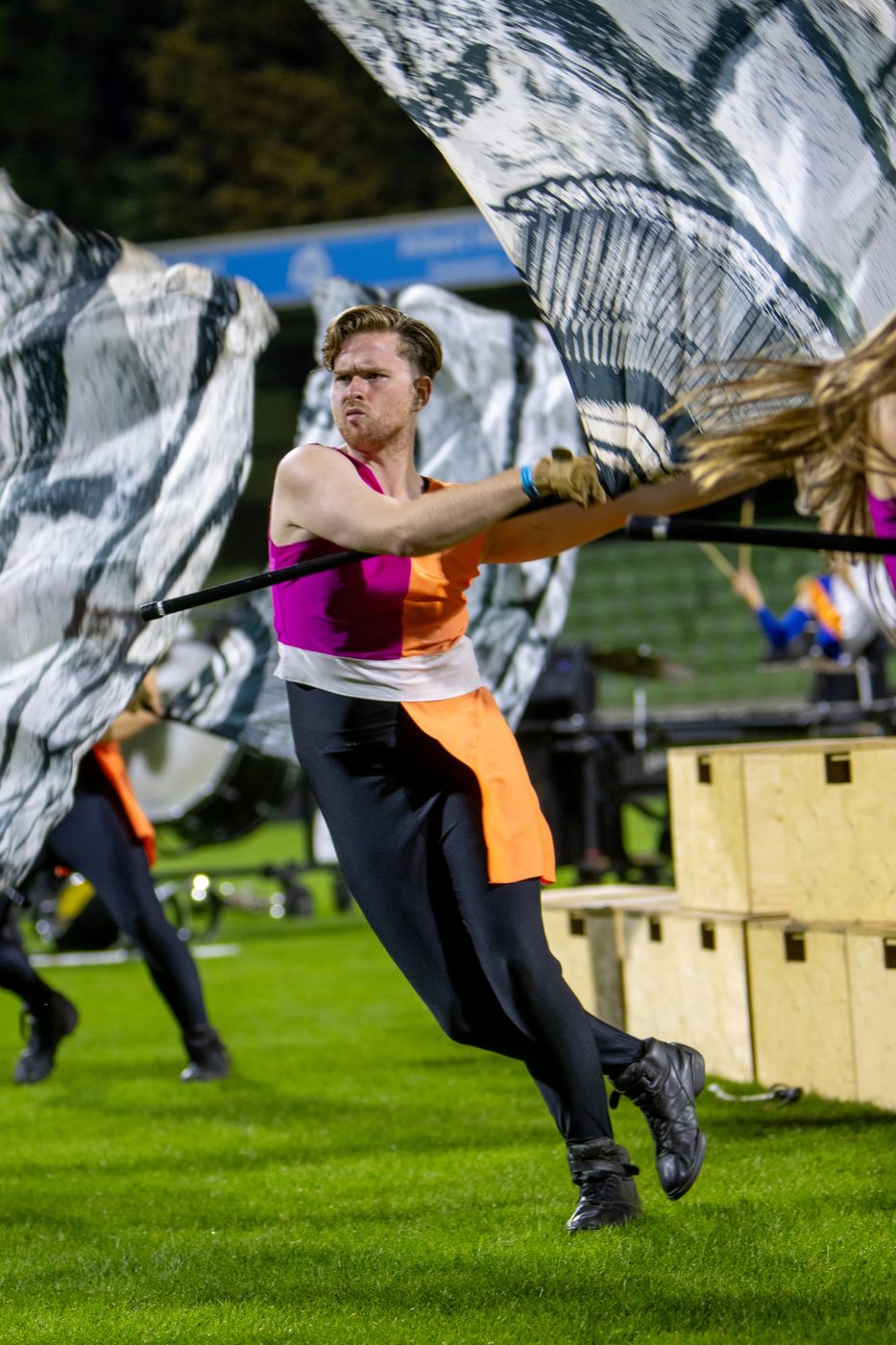 Twee optredens onder ideale omstandigheden tijdens de European Drum Corps… (foto 8 van 8)
