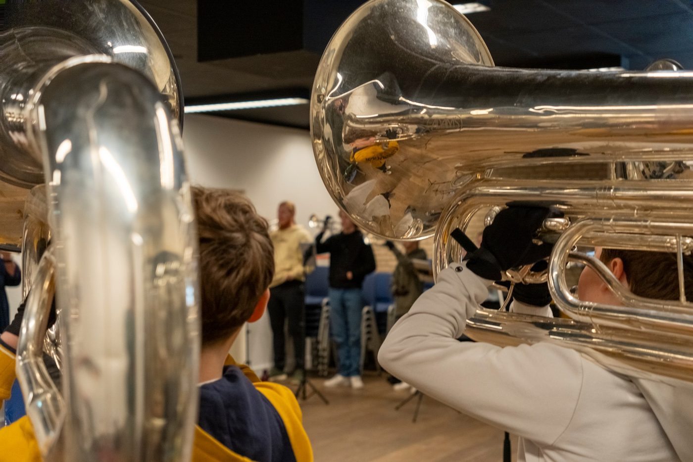 Enkele weken terug werd tijdens de laatste Brass Masterclass het clubhuis… (foto 4 van 5)