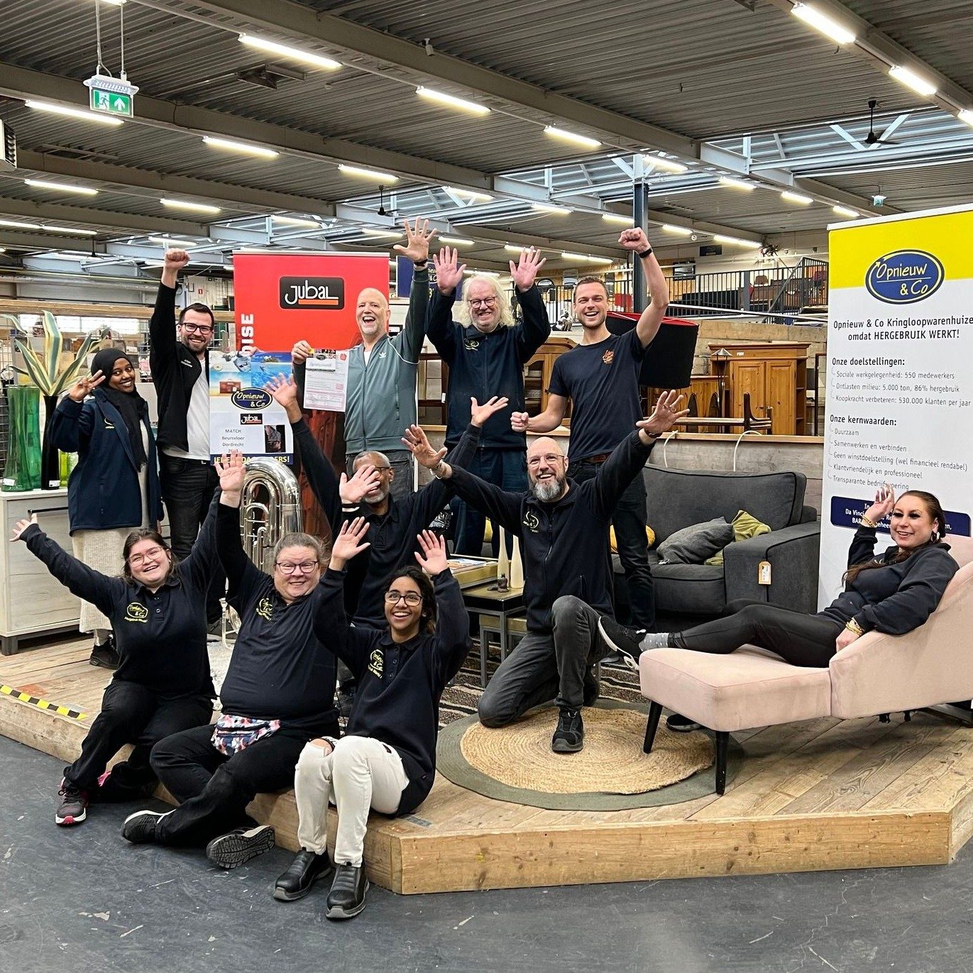 Wij mogen shoppen voor meer gezelligheid in onze kantine!