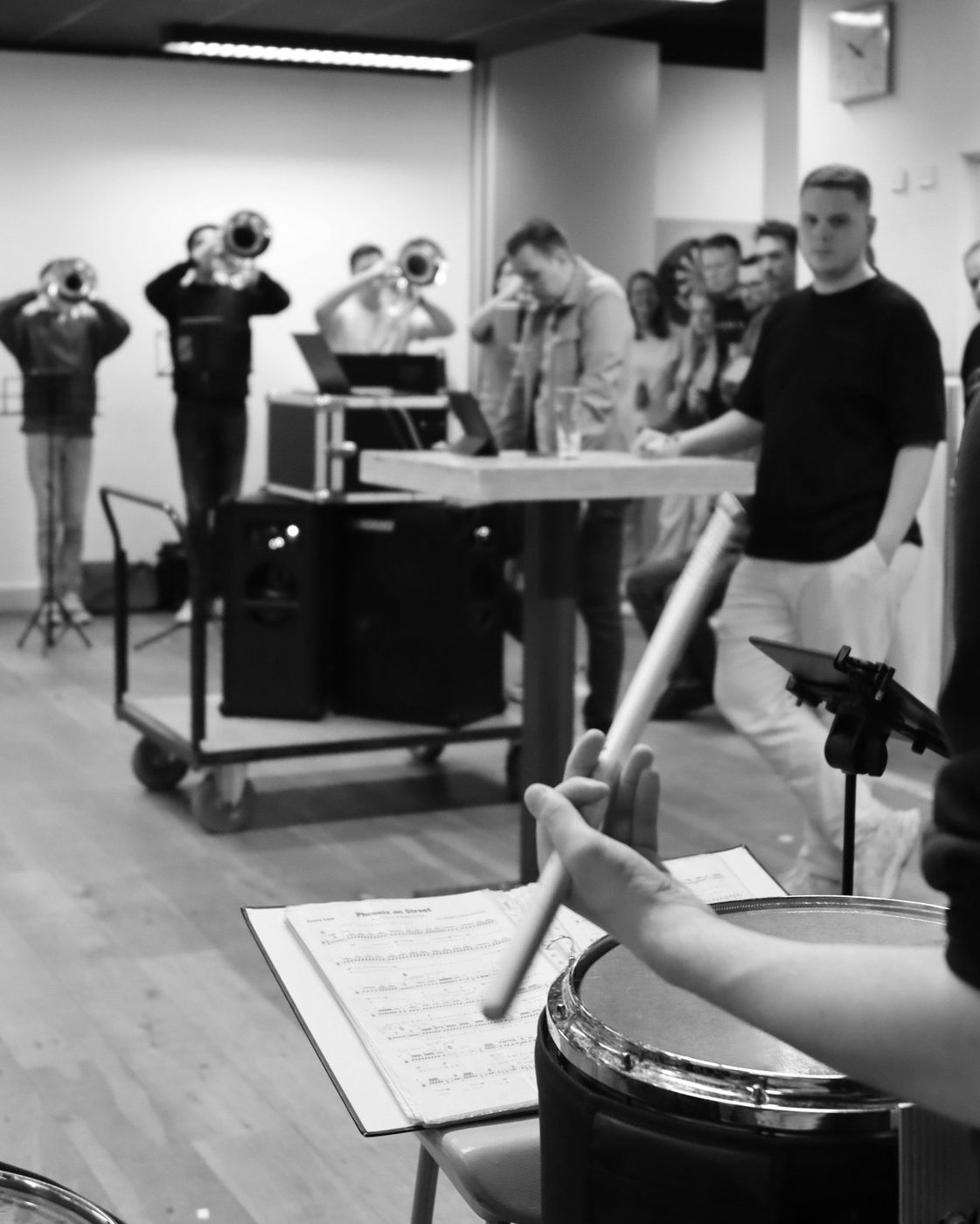 De open repetitie van Jubal was vorige week niet alleen gezellig… (foto 1 van 4)